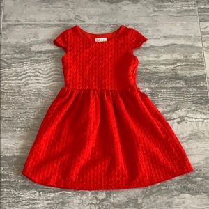 Girls red dress